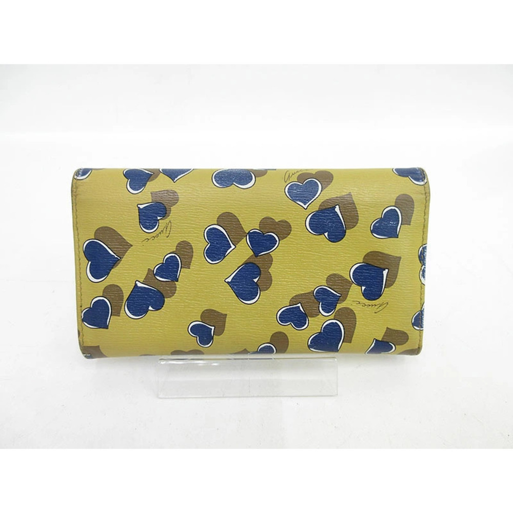 GUCCI Heartbeat Long Wallet Mustard - Picture 2 of 9